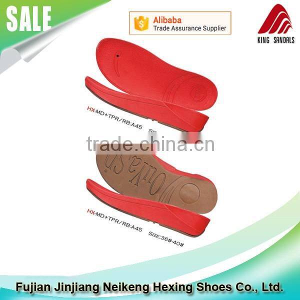 Colorful Soft Recycled Woman Sandals/Shoe Sole