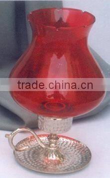 Hurricane candle holder- Glass candle holder