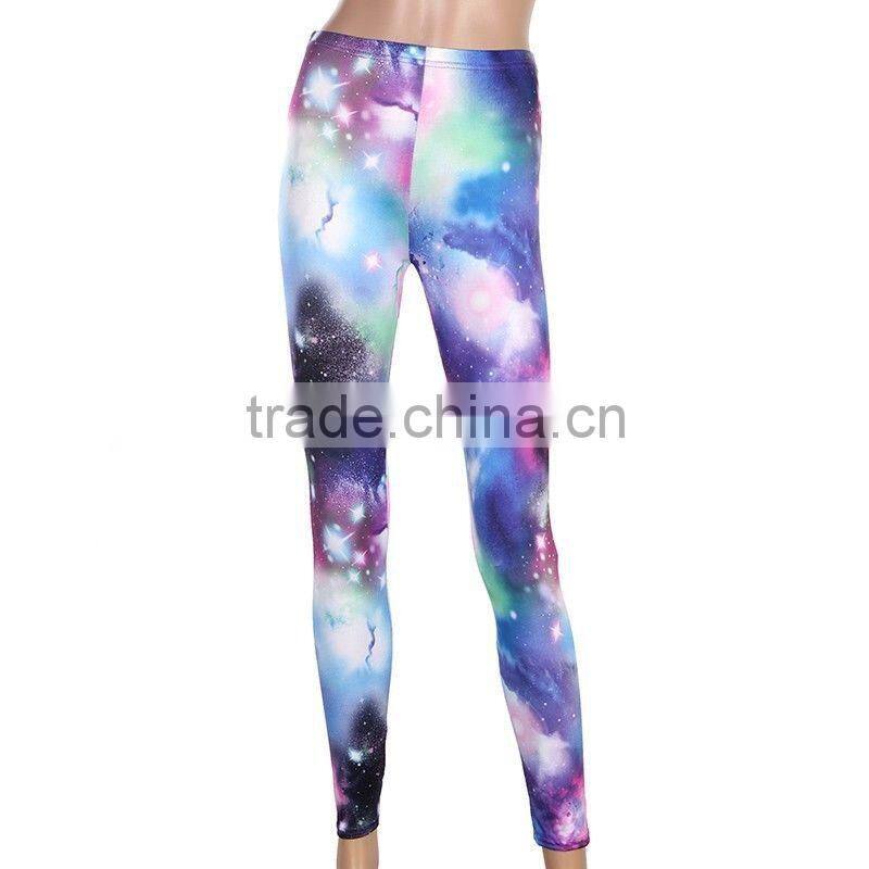 Digital Sublimation Printed Leggings, Custom Design Top Quality Fourway Lycra Fabric