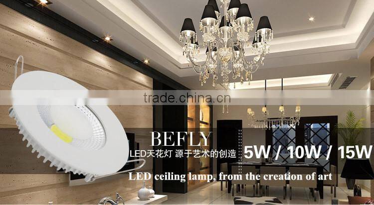 Factory direct sales led down light cob smd downlight led 5w 10w 15w 20w