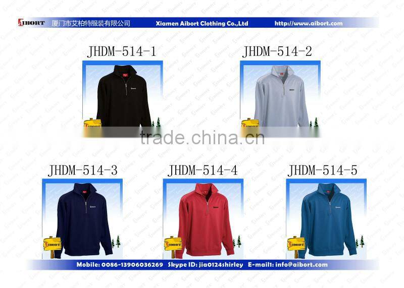 JHDM-514-2 polyester/cotton pullover sweatshirts 2016