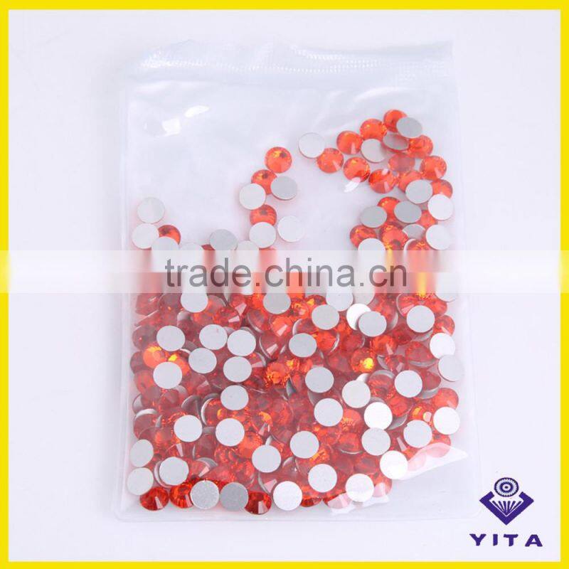 Bling SS6 SS8 SS10 SS12 S16 glass machine cut rhinestone for wedding dress,shoes,bags