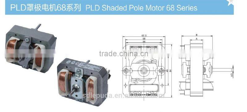 PLD 110/220v Shaded Pole|Salient Pole Asynchronous Motor 68 Series|Electric Motor