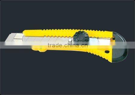 18mm snap off push lock plastic knife Cutter