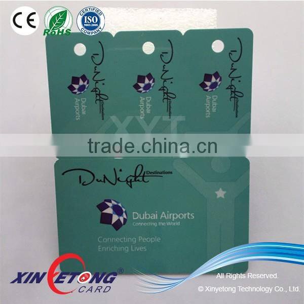 Customized PVC Key Tags/ Combo Cards for Supermarket