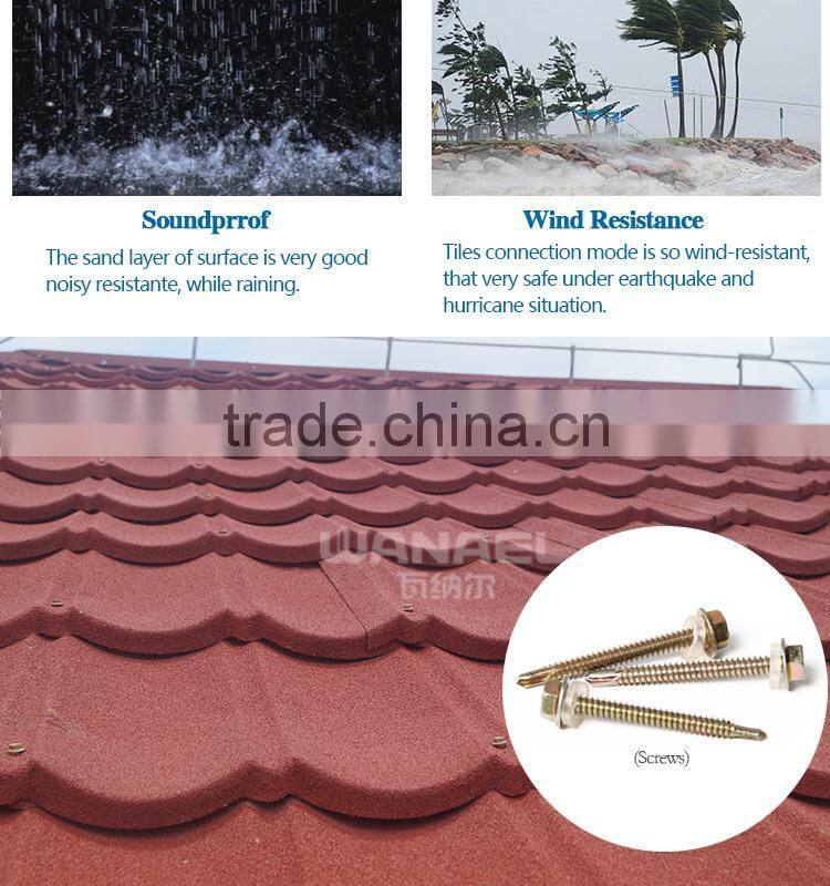 50-years-warranty Bond/Nopad portuguese roof tile
