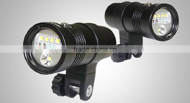 Most Powerful Scuba Led Wide Angle Diving Torch Underwater Video Light
