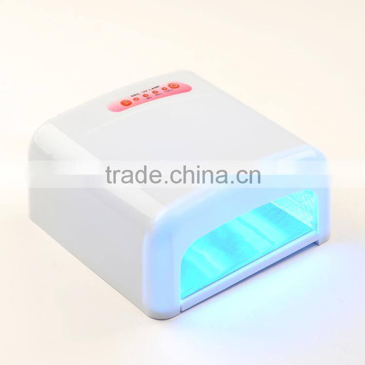 2016 hot sale good quality HL-888 36w nail gel uv lamp