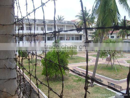 Hot dipped galvanized and powder coating barbed wire hot sale