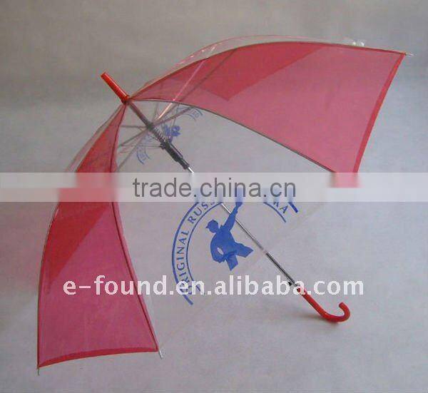 Transparent PVC Rain Umbrella