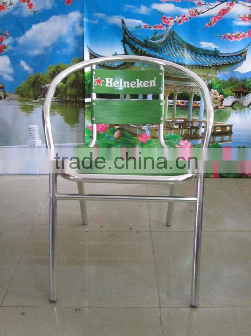 modern outdoor aluminium bar arm hotel chair YC002