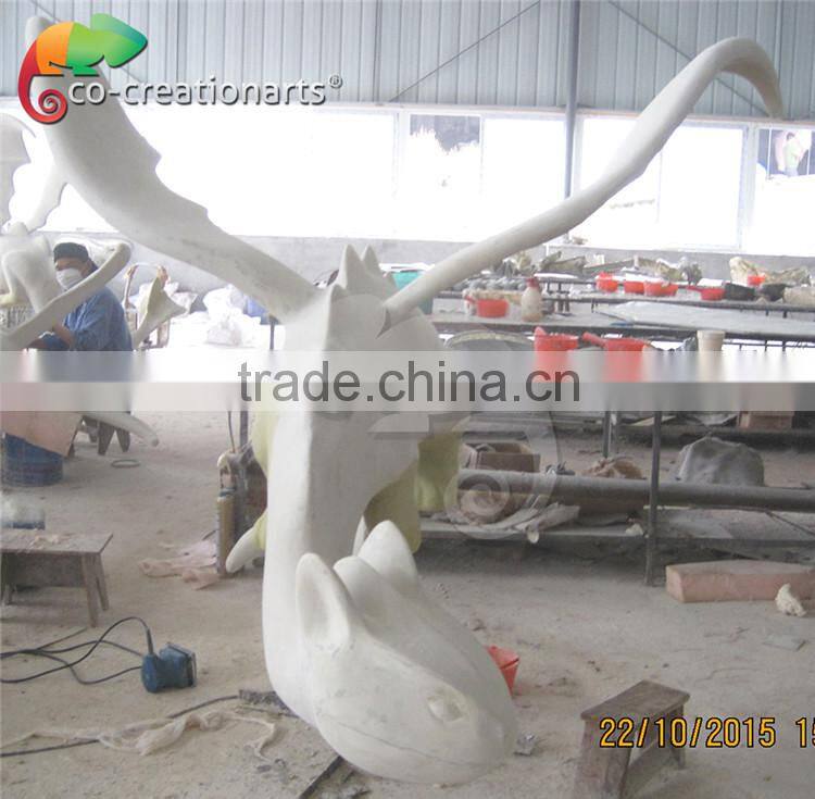 Fiberglass animal statues for kid