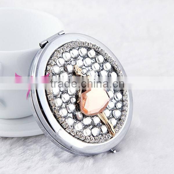 Factory wholesale epoxy small metal decorative make-up mirror