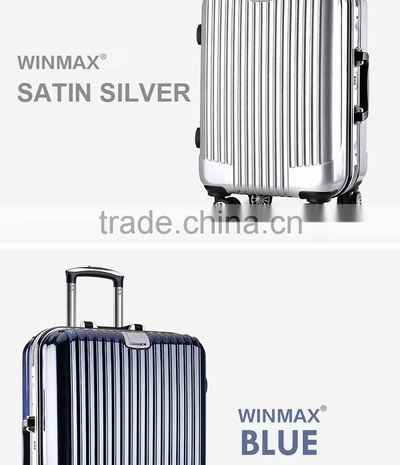 Classics black framed closure durable ABS travel luggage