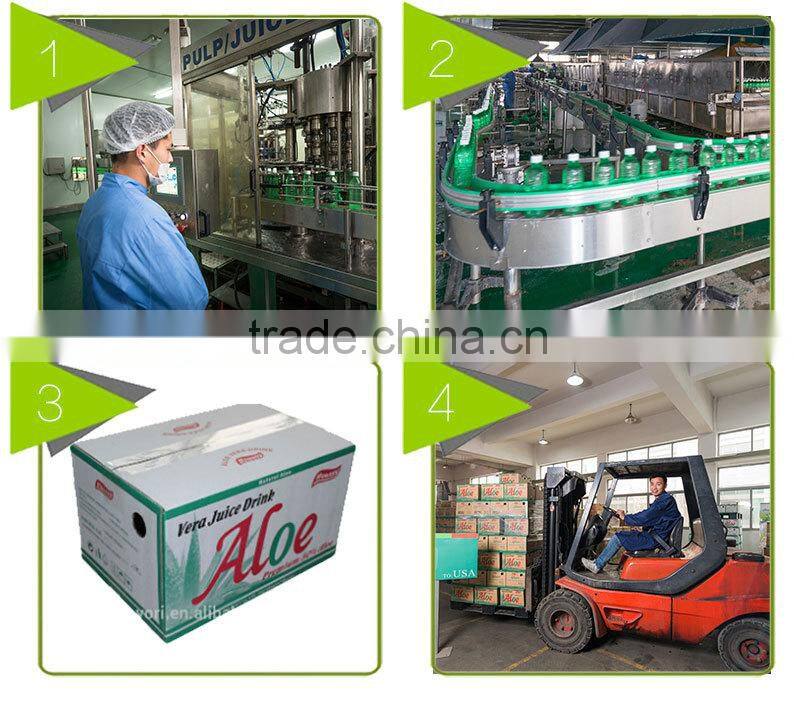 06 Natural Taste Sample Free Aloe Vera Pulp Juice Export Drink