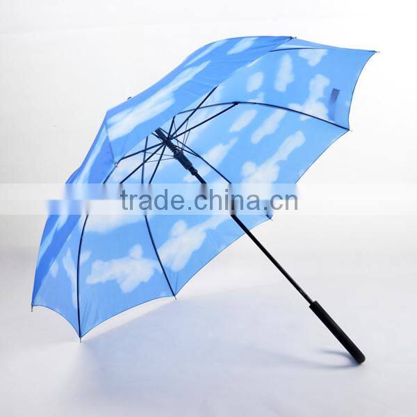 23" Blue Sky and Cloud Printing Umbrella, Offset Printing Umbrella