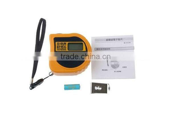 Digital Ultrasonic Tape Tapeline Distance Measurer Range Finder 18M
