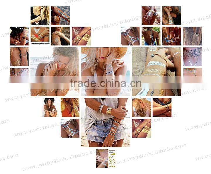 Wholesaler Flash Metallic Waterproof Temporary Tattoo