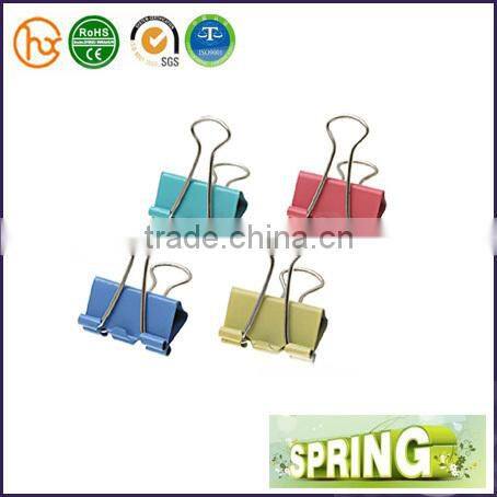 printed metal paper binder clips