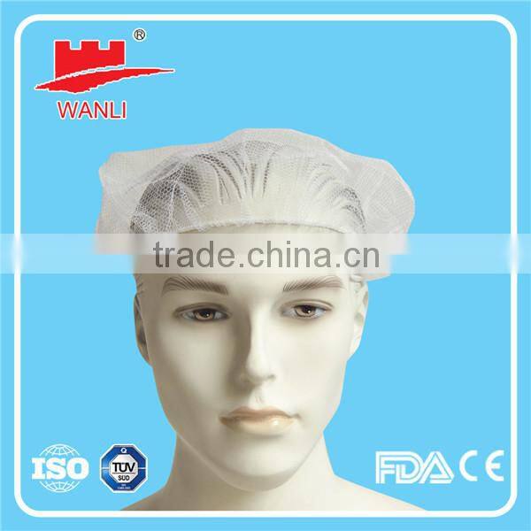 Nylon hairnet /nylon cap/disposable nylon hat