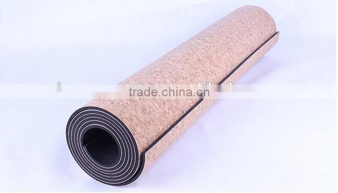 New design hot selling CORK TPE yoga mat customized