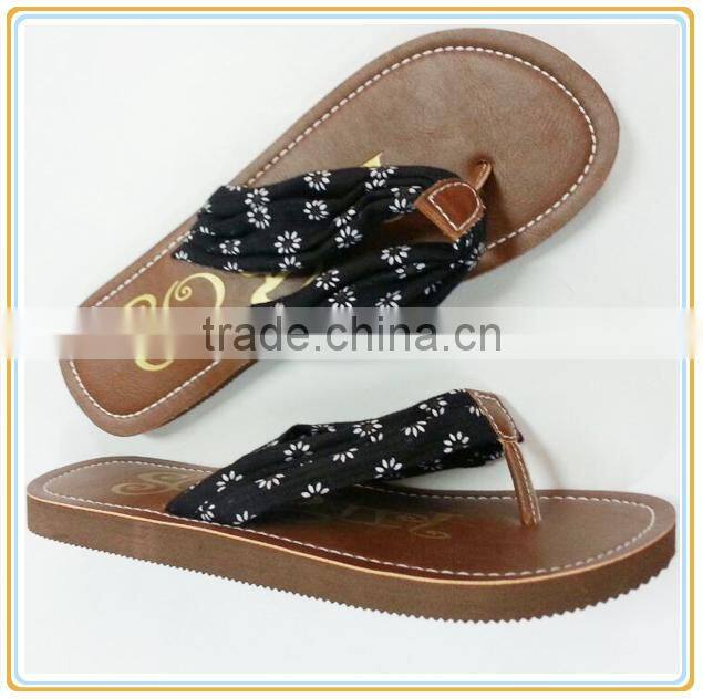 New Fashion EVA flip flop beach rubber embossed thong slipper for men