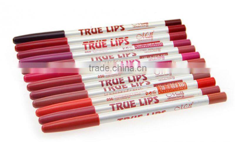 MENOW Makeup Hot Selling Wood Lip liner Pencil,Turelips liner Set