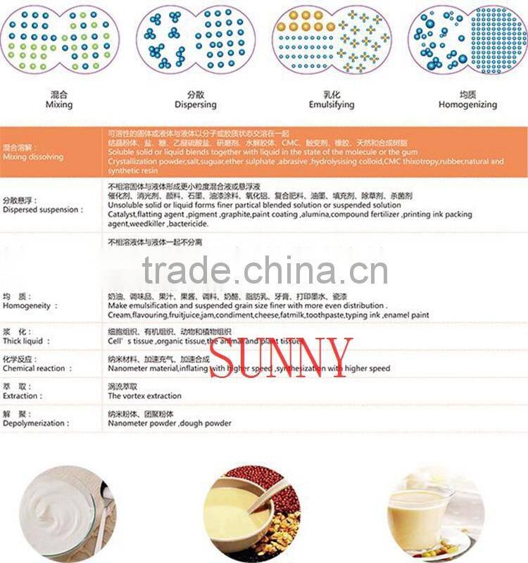 milk homogenizing machine high shear emulsifier emulsion pump