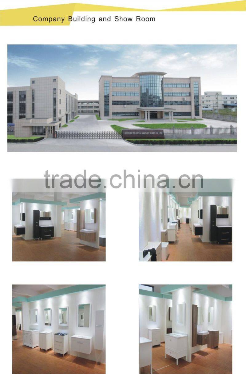 hotel modern mirror floor mounted bathroom vanity RA188