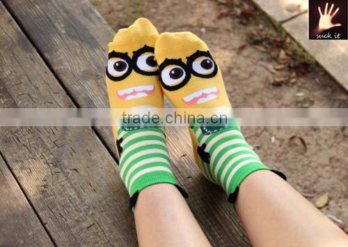 Women Creative Cartoon Cotton Socks Girls Low Cut Short Ankle Socks