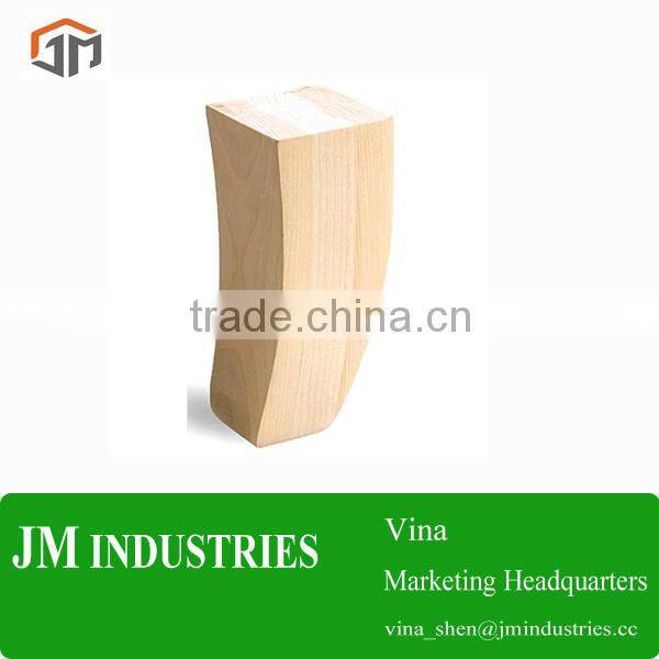 Custom mordern tapered wood furniture legs in high quality from China