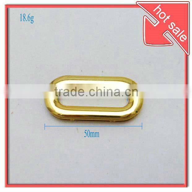 shiny metal gold oval eyelet for bag accessory