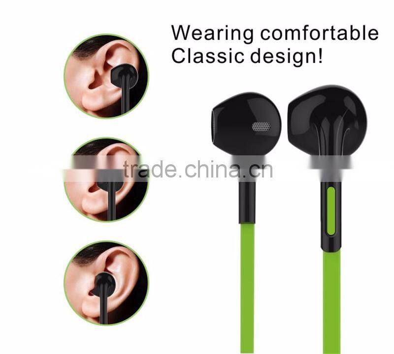 Best stylish sport bluetooth earphone V4.1 noise cancelling stereo wireless bluetooth headset for Iphone/ Xiaomi/ Huawei