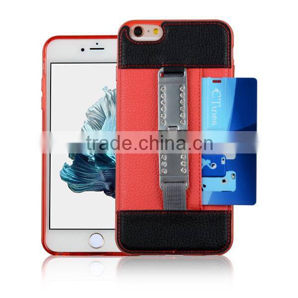 C&T Dual layer Ultra Slim Wallet Card Slots Hybrid Armor Case For iPhone 5s