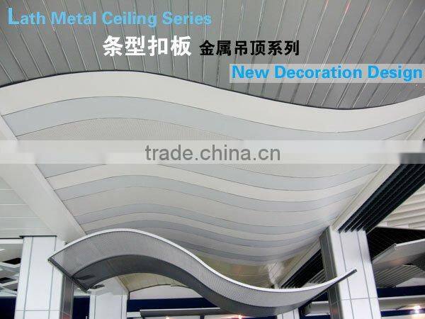 Metal open cell ceiling panel /aluminum grid ceiling(ISO9001,CE)