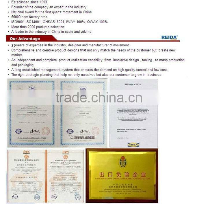 2013 new products platic desk/table alarm clock with calendar for promotion