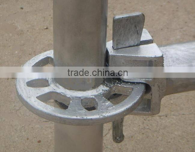 Ringlock scaffold parts ledger head /rosette /brace head