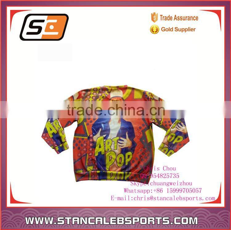 Stan Caleb collared sweatshirts rip diet high quality 3d print fullprint crewneck sweatshirt spring autumn unisex