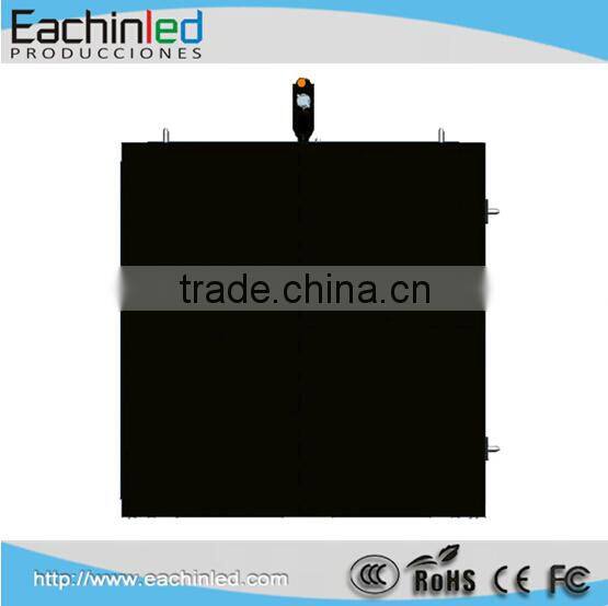 HD video p8 outdoor full color led rental display cabinet