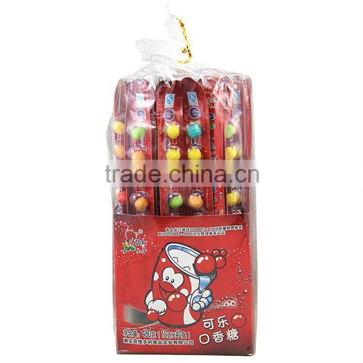 New Products 10ct Coke Chewing Gum Balls In Display Box