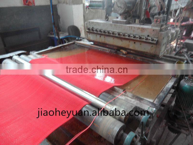 S shape plastic carpet production line