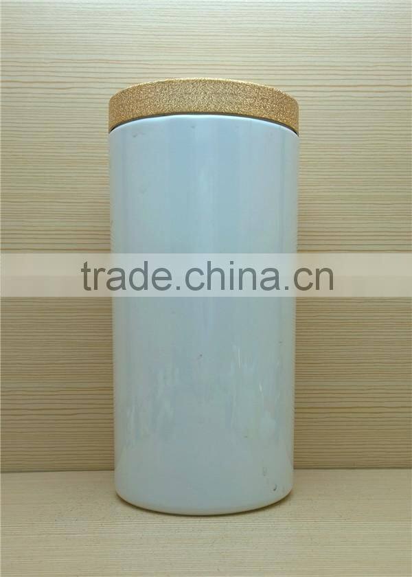 1500ml 50oz round pet plastic jar for candy, tea, nuts, honey, chocolate, storage