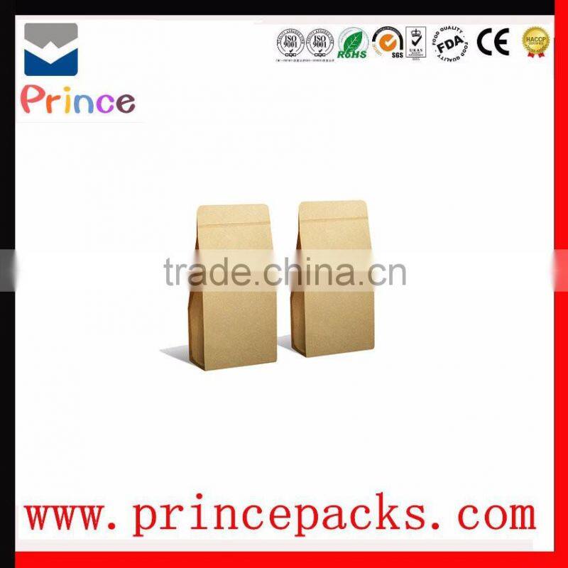 kraft paper bag for food with zip lock from china manufacutres P-9
