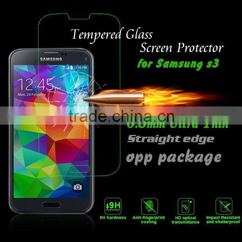 Premium Anti shock Screen Protector Film For SAMSUNG Galaxy S3 i9300 i9305 i747 i999 Tempered Glass Screen Protector factory oem
