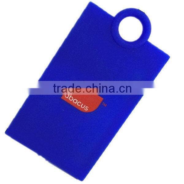 High quality stylish silicone suitcase luggage tags