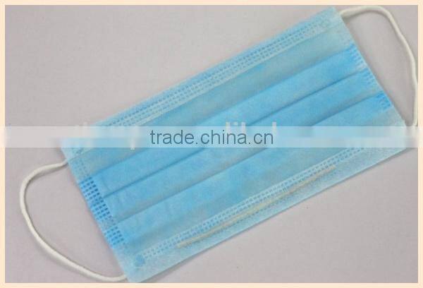 Colored Disposable Medical Nonwoven Face Mask