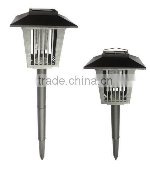 hot selling pest repeller!Easy to use IP65 Solar UV Pest Trap Zapper for Garden/farm Outdoor Mosquito Flying Insect