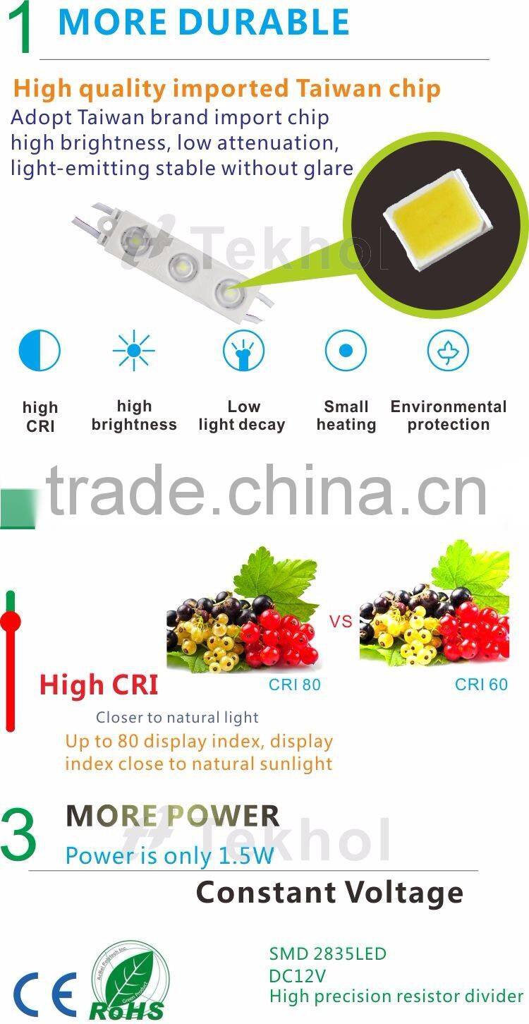 advertising singage ABS injection led module with lens for letters 2835