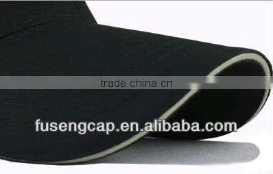 black 2D embroidery 100% cotton golf cap