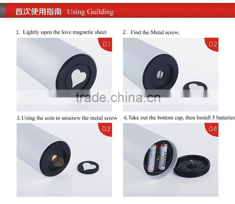 Funny Color Change Stainless Steel Cup/ Novelty Creative Touch Sensing Cup With LED Display For Mother's Gift